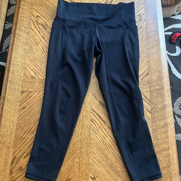 Buc-ees color Beaver Logo High Rise Active Leggings with side Pockets Size M - Picture 1 of 6